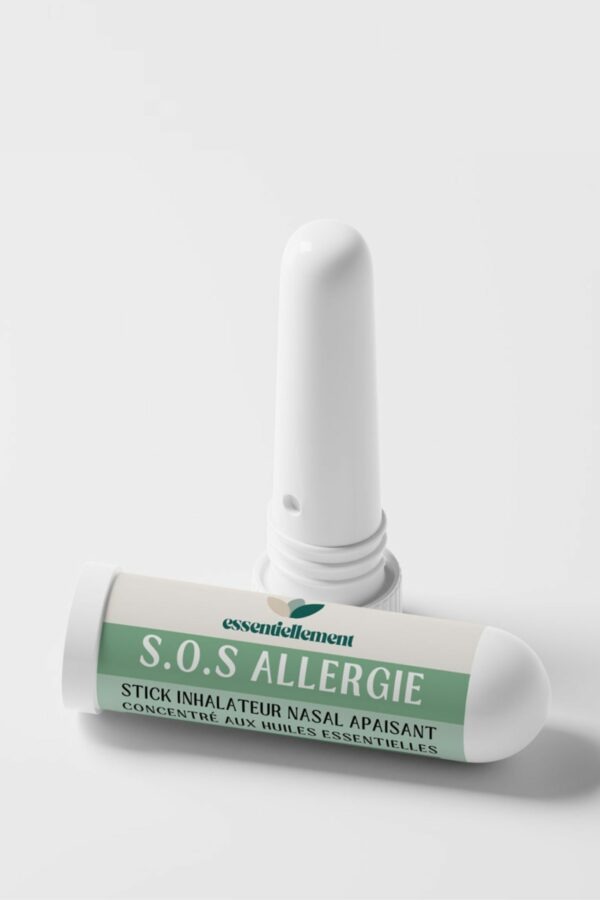 S.O.S Allergie – Stick inhalateur nasal 100% naturel – huiles essentielles françaises – Image 2
