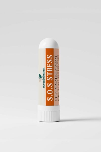 S.O.S Stress – Stick inhalateur nasal 100% naturel aux 7 huiles essentielles